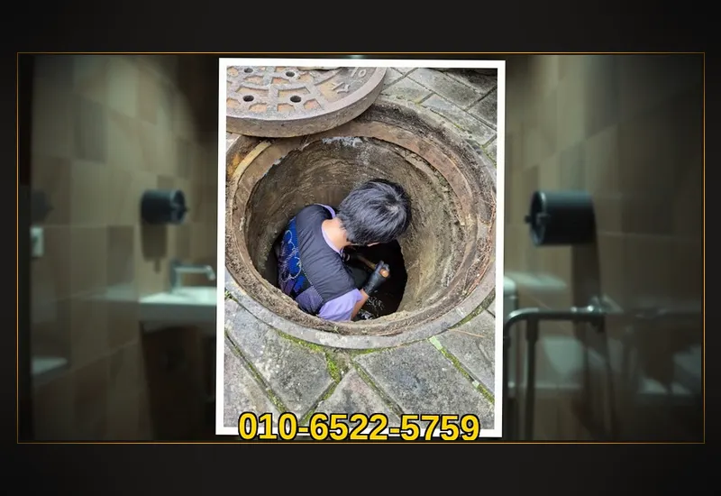 도봉 쌍문동 아파트 공용 입상관 고압 세정 현장 시공 사진