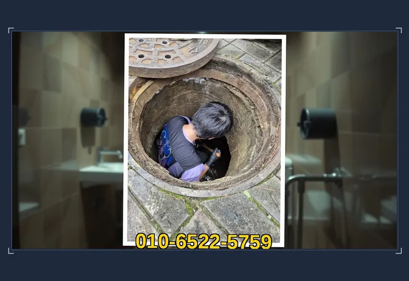 성북 안암동 식당 그리스트랩 침전물 정화 현장 시공 사진