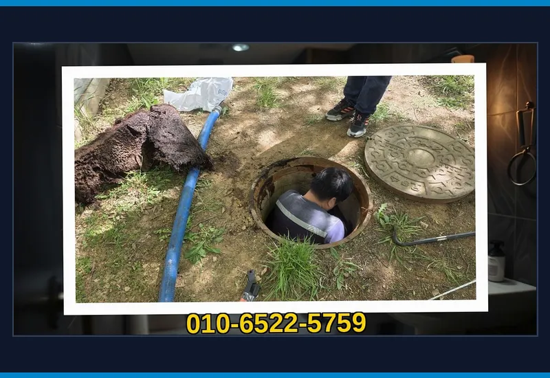 죽전 죽전동 욕실 바닥 유가 트랩 석회 통수 현장 시공 사진