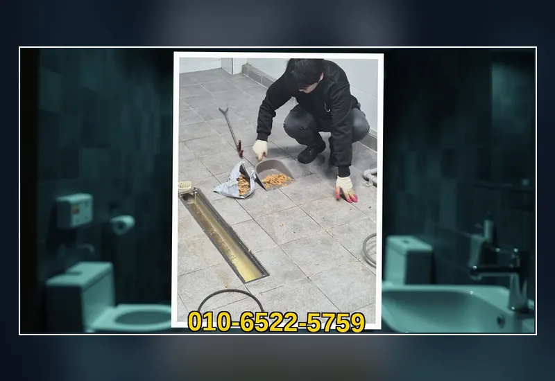 다산동 외부 우수관 맨홀 슬러지 준설 현장 시공 사진