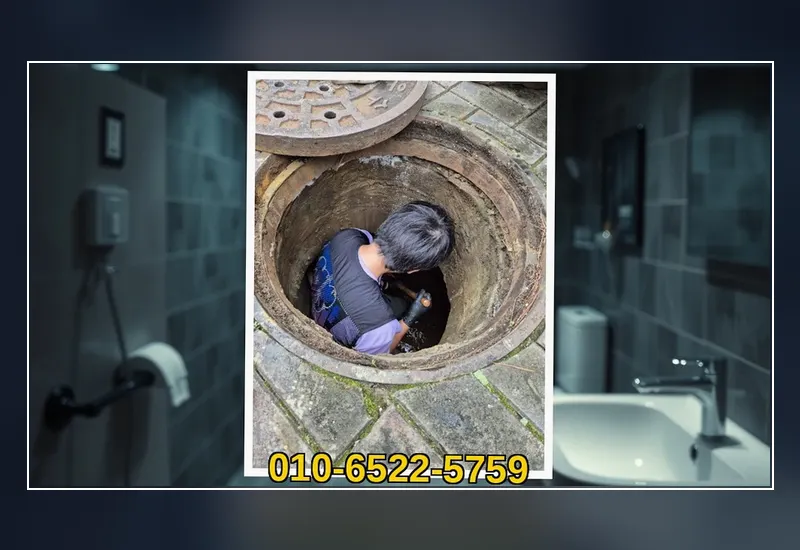 의왕 청계동 첨단 배관 내시경 정밀 탐지 현장 시공 사진