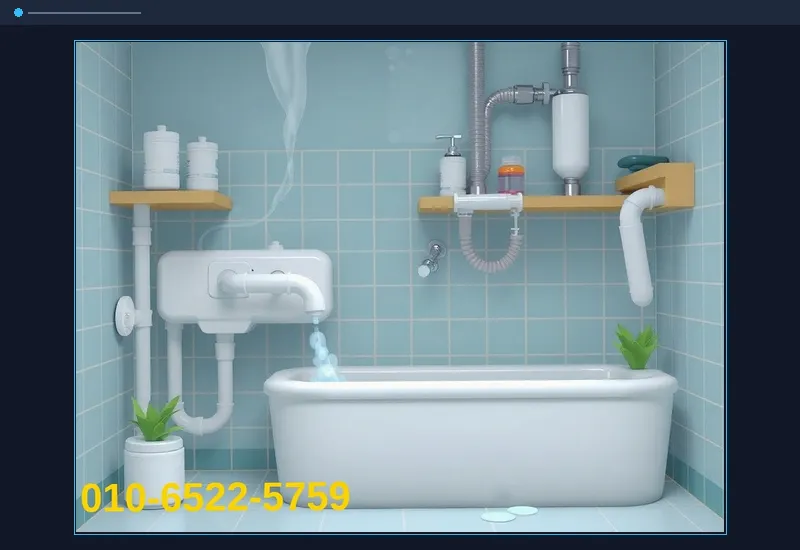 철산 철산동 플렉스 샤프트 관로 이물질 분쇄 현장 시공 사진