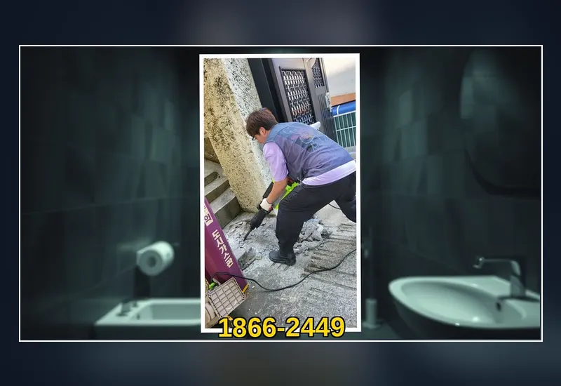 파주동 식당 그리스트랩 침전물 정화 현장 시공 사진