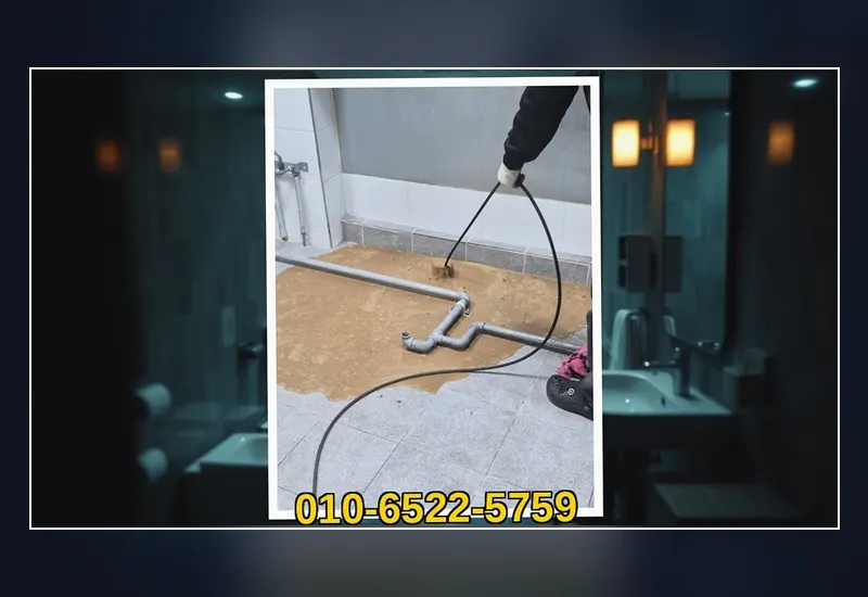 길음동 식당 그리스트랩 침전물 정화 현장 시공 사진