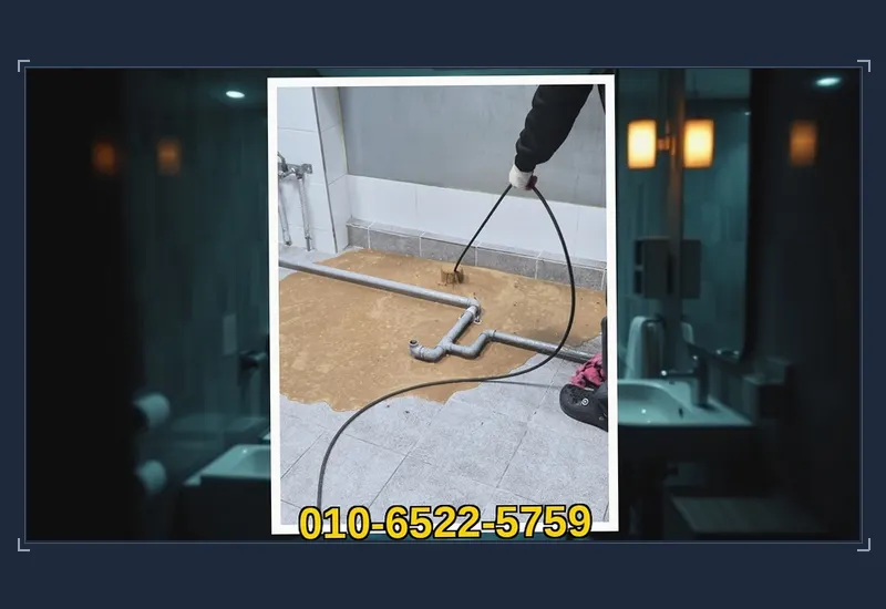 화성 봉담읍 첨단 배관 내시경 정밀 탐지 현장 시공 사진