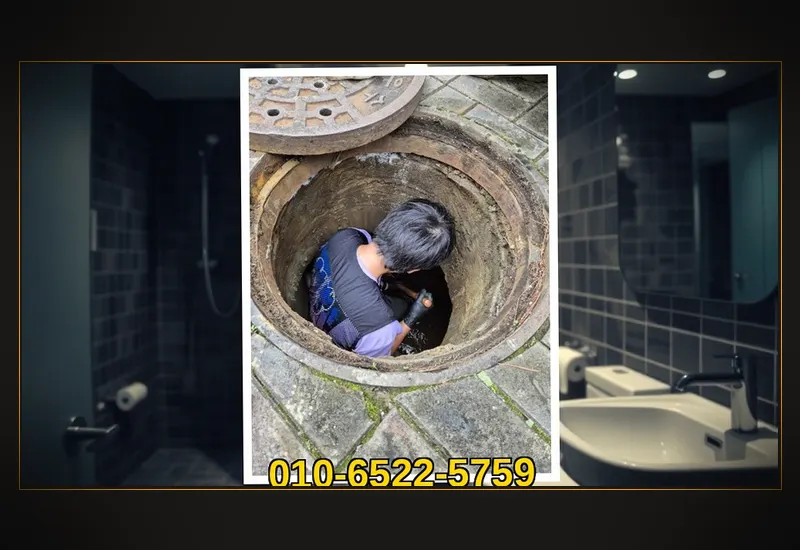 간석 간석동 초고압 세척 배관 스케일링 현장 시공 사진