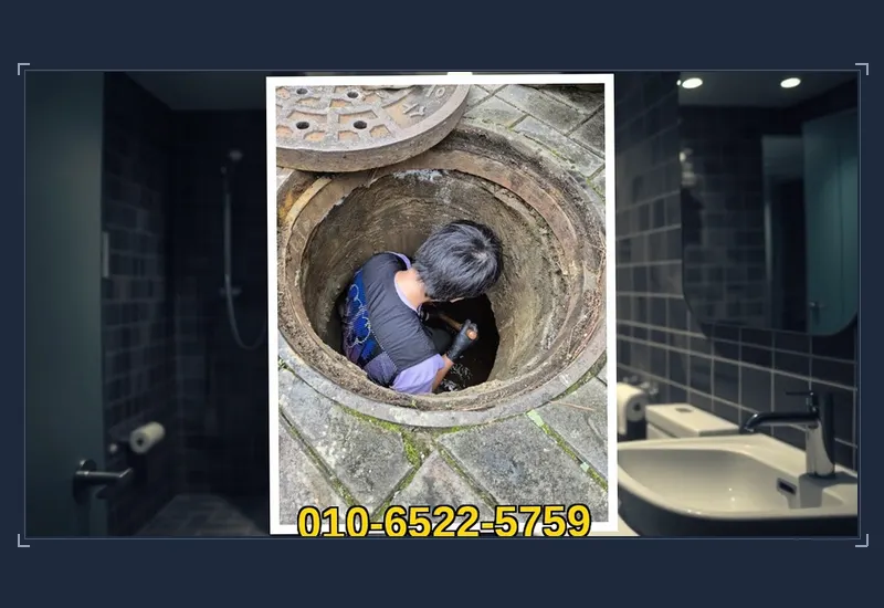 영종 영종동 첨단 배관 내시경 정밀 탐지 현장 시공 사진
