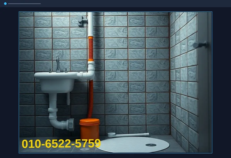 의왕 청계동 아파트 공용 입상관 고압 세정 현장 시공 사진