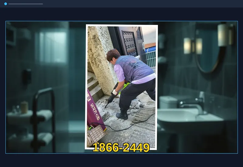 기흥 상하동 화장실 변기 오수관 정밀 통수 현장 시공 사진