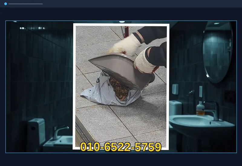 가좌동 플렉스 샤프트 관로 이물질 분쇄 현장 시공 사진