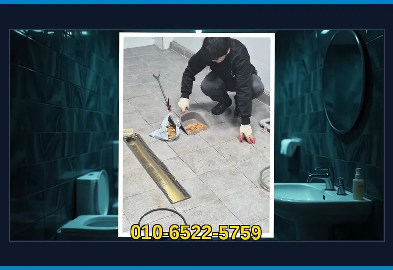 기흥 상갈동 초고압 세척 배관 스케일링 현장 시공 사진